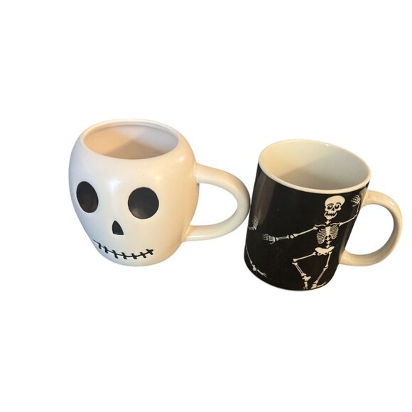 Skull & Skeleton Ceramic Mug - Picture 3 of 12